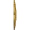Ekena Millwork Rotherham Ceiling Medallion (Fits Canopies up to 3 1/2"), 18"OD x 3 1/2"ID x 1 1/2"P, Pharaohs Gold CM17ROPGS - alternate 3